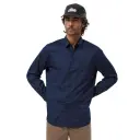 Vyara Men's 100% Cotton Full Sleeve Shirt | Regular Fit | Plain Royal Blue | Soft & Breathable | Casual & Office Wear (Royal Blue)