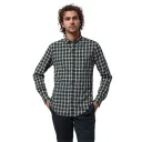 Vyara Men's 100% Cotton Full Sleeve Shirt | Slim Fit | Checks Design | Soft & Breathable | Casual & Office Wear (Blue 02)